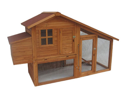 Wooden chicken coops 