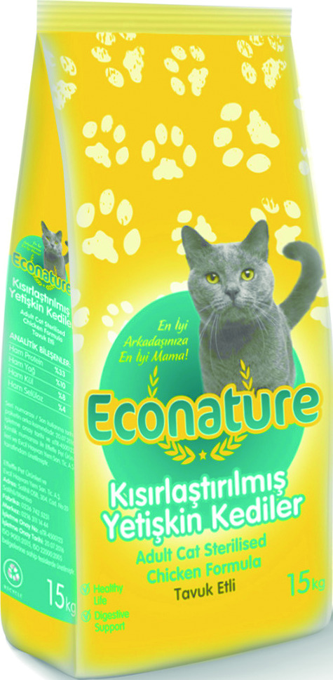 ECONATURE ADULT CAT STERILISED ECONOMY