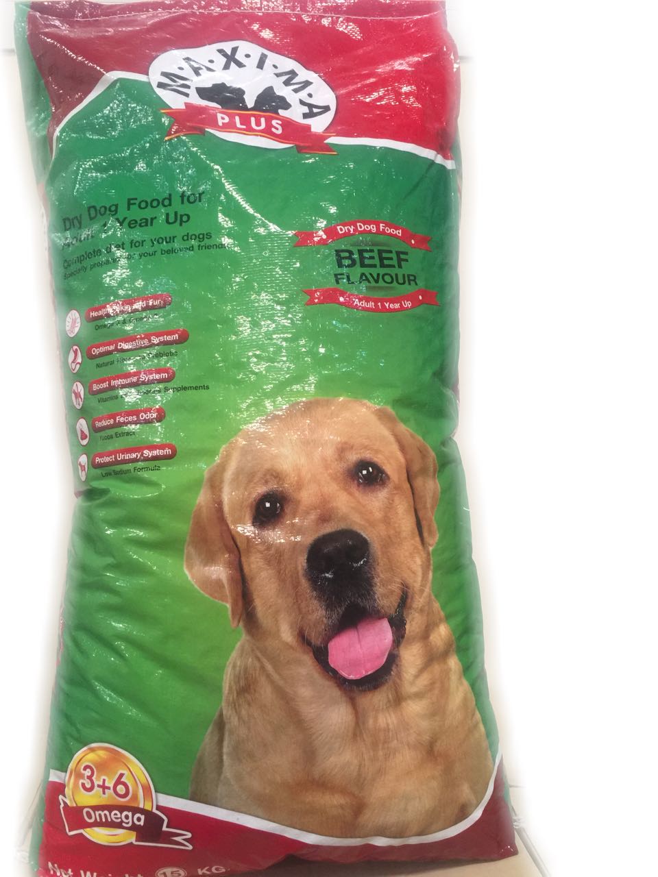 Maxima Plus Dog food - Beef Flavor